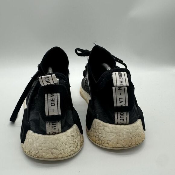 Mens Size 10.5 Adidas NMD XR1 Boost Black Gray Duck Camo Sneaker Shoes BA7231 - Picture 7 of 9